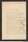 Nachlass Franz Steindachner, Brief von M. Braun an Franz Steindachner (17.11.1904), Inv.Nr. 55.02, Seite 1
